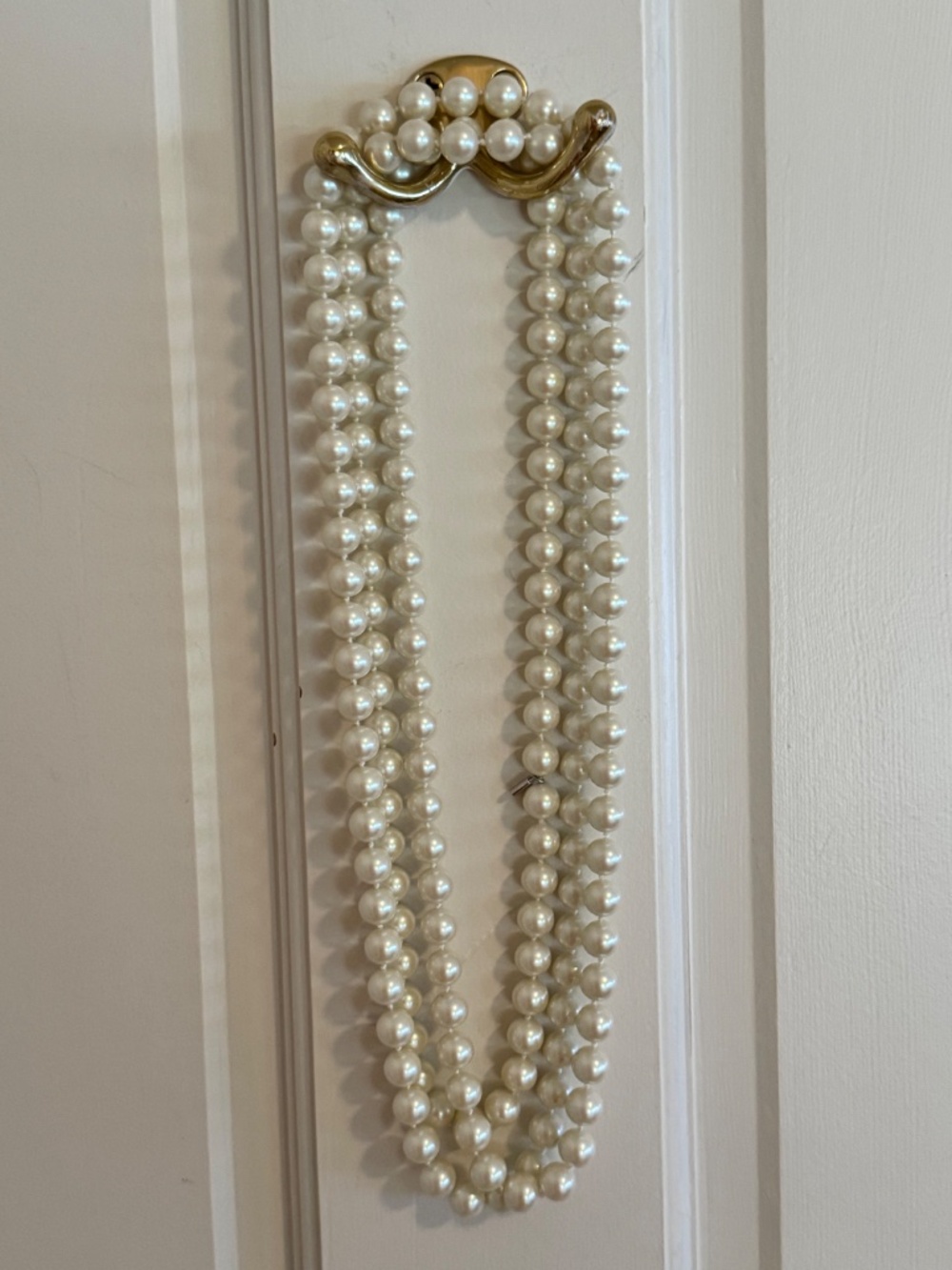 Vintage Women's Faux Pearl Necklace - 37" long - Infinity Style from Nordstrom